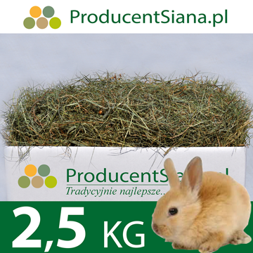 Siano dla krolików i gryzoni w kartonie – 2,5kg
